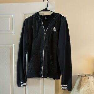 Adidas Zip Up Hoodie Men. Size S